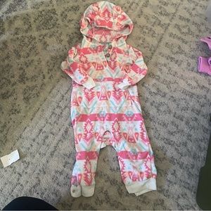 Fleece one piece body suit